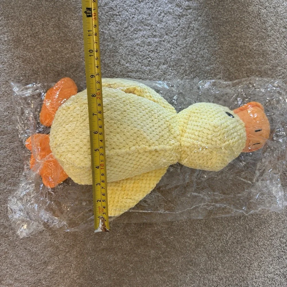 Mellow Dog Calming Duck, 2025 New Yellow Duck Dog Toy, Quacking Sound Pillow